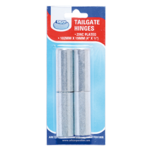 Ark 100mm X 20mm Zinc Plated Tail Gate Hinge (Blister Pack Of 2) 
