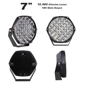 LED 9-32V 7" Tir High Powered Driving Light (Blister Pack Of 2) 