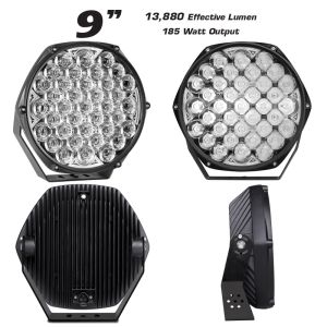 LED 9-32V 9" Tir High Powered Driving Light (Blister Pack Of 2) 