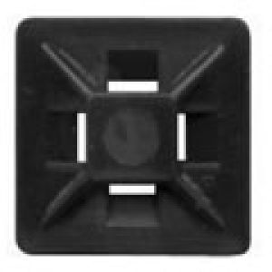 Bellanco 28mm X 28mm White Self Adhesive/Screw Type Cable Tie Mount (Pack Of 25) 