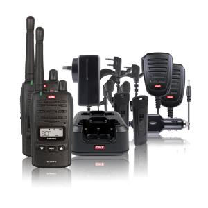 GME 5W IP67 Handheld UHF Radio Twin Pack In Rugged Waterproof Case 