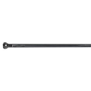 457.2mm X 7.6mm Black Cable Tie With Metal Clip (Pack Of 50) 