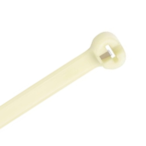 13.4" (340mm X 7.6mm) Extra High Temperature Rated Light Green Cable Tie With Metal Clip (Pack Of 500)