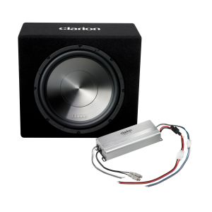 Clarion 10" Slimline Subwoofer & Mono Amplifier Pack 