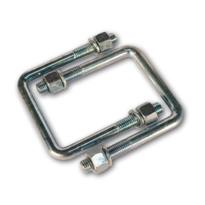 Ark 4" X 2" U-Bolt With Nuts & Spring Washers (Set Of 2) 