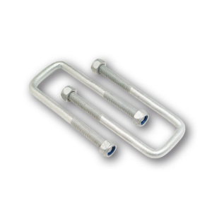 Ark 140mm X 45mm Galvanised U-Bolt With Nyloc Nuts To Suit 45mm Square Axle 