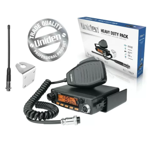 Uniden 12-24V 5W 80 Channelcompact UHF Radio & At380 Aerial Pack 