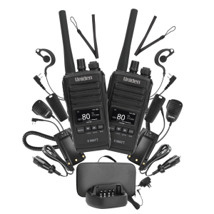 UNIDEN 5W 80CH HANDHELD UHF RADIO TWIN PACK