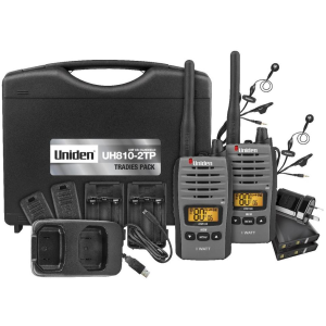 Uniden 1W 77 Channel Hand Held UHF Radio Trade Pack 