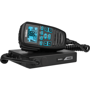 Uniden 12-24V 80 Channel 5W Compact UHF Radio With Full Function Microphone & Scanner 