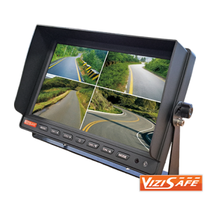 VIZISAFE 10"  QUAD AHD MONITOR WITH DVR FUNCTION