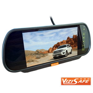 VIZISAFE 12-24V 7" AHD REARVIEW MIRROR MONITOR