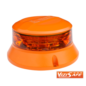 VIZISAFE 10-30V AMBER LED HEAVY DUTY BEACON WITH MAGNETIC BASE