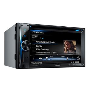 Clarion 2 Din Dvd Multimedia Station With Reverse Camera, Navigation Card And 6.2" Touch Panel Control