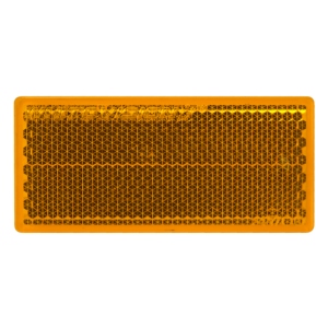 Whitevision 70mm X 30mm Amber Self Adhesive Reflector 