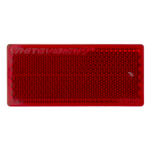 Whitevision 70mm X 30mm Red Self Adhesive Reflector 