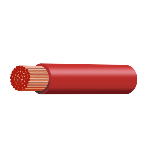 35mm² Red Single Insulated Welding Cable (50m Roll) 