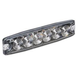 Narva 12-24V Low Profile White Slimline Warning Light With 23 ...