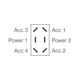 Narva DPDT Mom On/Off/Mom On IP67 Waterproof Heavy Duty Toggle Switch ...