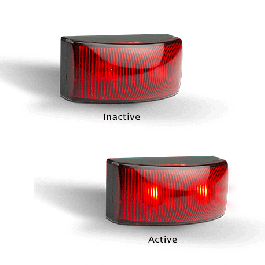 LED 12-24V Red Rear End Outline Marker Light