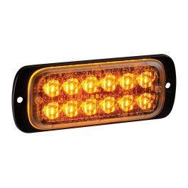 Narva 12-24V Low Profile Amber LED Warning Light With 25 Flash Patterns