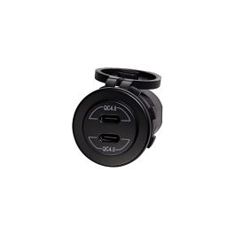 PANEL MOUNT DUAL USB-C SOCKET